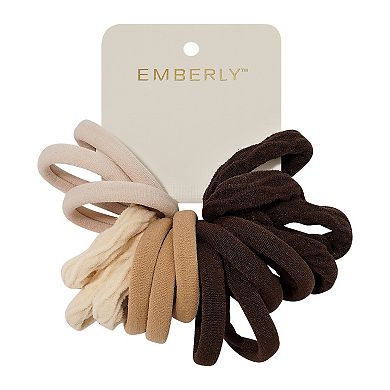 Emberly 20-pk. Seamless Muted Mix Hair Ties