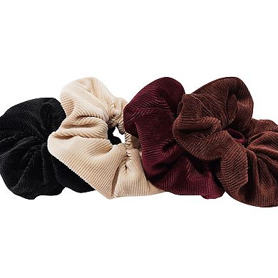 Emberly 4-Pk. Velvet Scrunchie Set