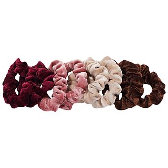 Emberly 8 pk Velvet Scrunchie Set