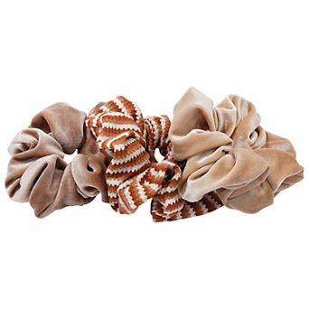 Emberly 3 pk Velvet Scrunchie Set