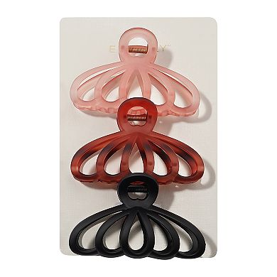 Emberly 3-Pk. Octopus Claw Hair Clips