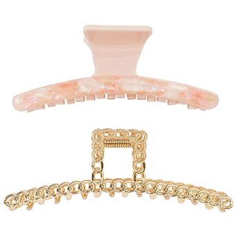 Emberly 2 pk Curved Bar Claw Clips