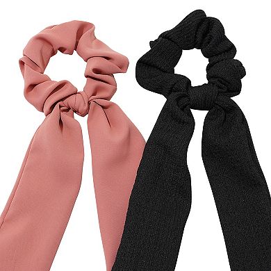 Emberly 2-pk. Long Tail Scrunchie Set