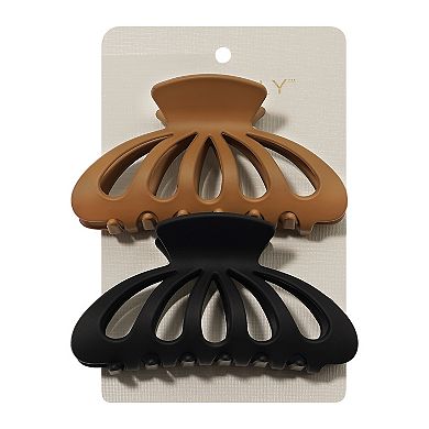 Emberly 2-pc. Matte Octopus Claw Clip Set