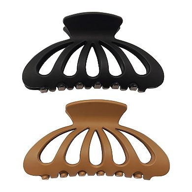 Emberly 2-pc. Matte Octopus Claw Clip Set