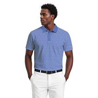 Men's Grand Slam Cocktail Print Short Sleeve Golf Polo Shirt