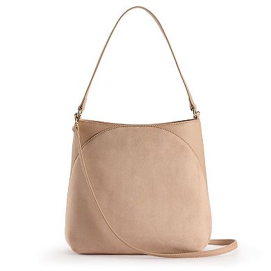 LC Lauren Conrad Soft Minimal Bucket Bag