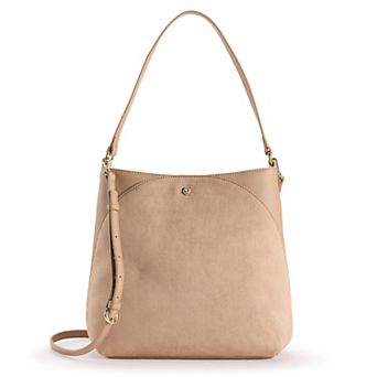 LC Lauren Conrad Soft Minimal Bucket Bag