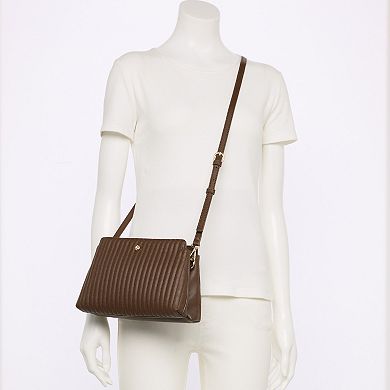 LC Lauren Conrad Teya Double Compartment Crossbody Bag