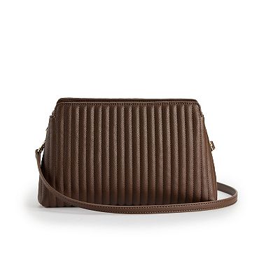 LC Lauren Conrad Teya Double Compartment Crossbody Bag
