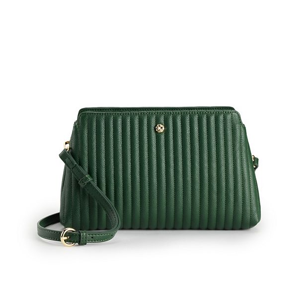 LC Lauren Conrad Teya Double Compartment Crossbody Bag