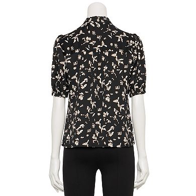 Women's Nine West Adaptive Ruffle Shirt