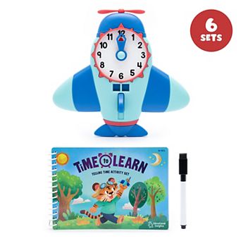 Educational Insights Time to Learn Telling Time Small Group Activity Set