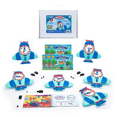 Educational Insights Time to Learn Telling Time Small Group Activity Set