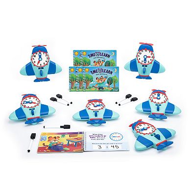Educational Insights Time to Learn Telling Time Small Group Activity Set