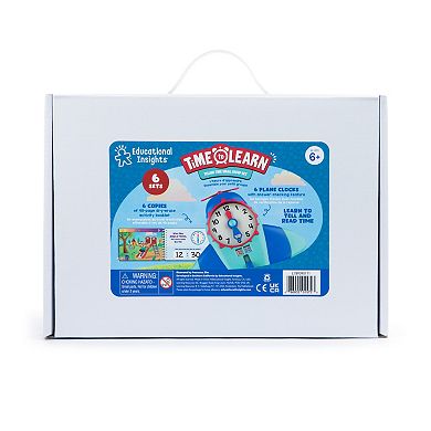 Educational Insights Time to Learn Telling Time Small Group Activity Set