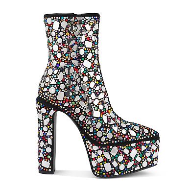 London Rag Fancy Women's Heeled Boots