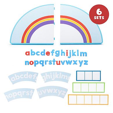 Educational Insights ABC Arc Mat: AlphaMagnets® 6-Pack Set