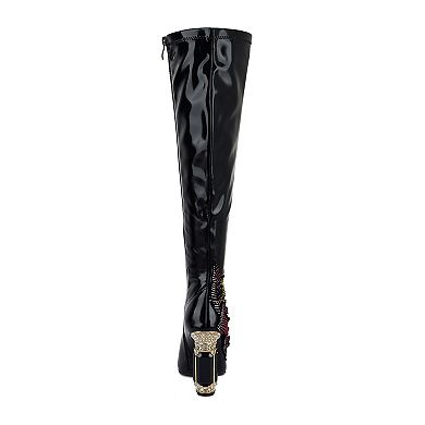 London Rag Ecstasy Women's Knee High Boots