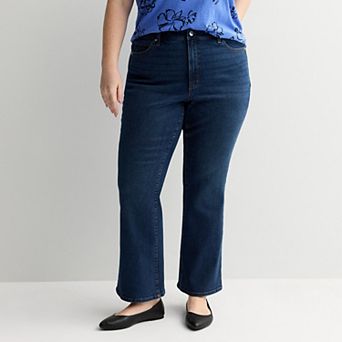 Plus Size Sonoma Goods For Life® Mid-Rise Bootcut Jeans