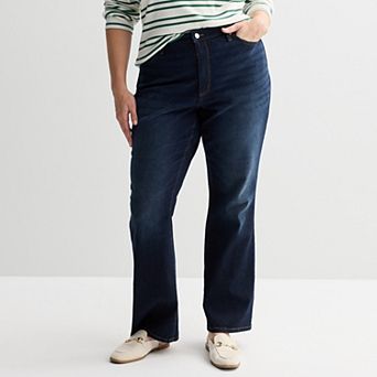 Plus Size Sonoma Goods For Life® Curvy Mid-Rise Bootcut Jeans