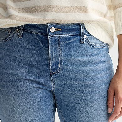 Women's Sonoma Goods For Life® Curvy Mid Rise Bootcut Jeans