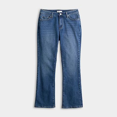 Women's Sonoma Goods For Life® Curvy Mid Rise Bootcut Jeans