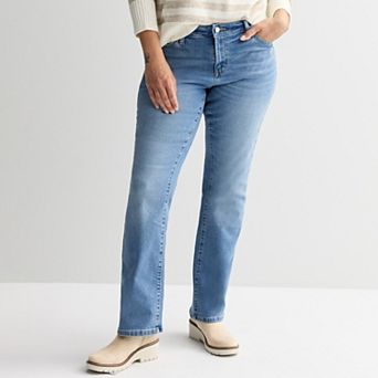Women's Sonoma Goods For Life® Curvy Mid Rise Bootcut Jeans