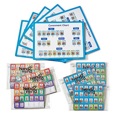 hand2mind Desktop Magnetic Sound Wall Boards Set of 6