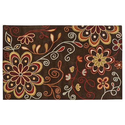 Surya Athena Floral Scroll Rug - 8' x 11'