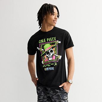 Men's One Piece Straw Hat Pirates Graphic Tee