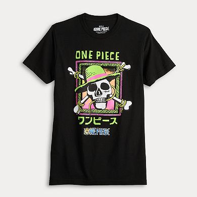 Men's One Piece Straw Hat Pirates Graphic Tee