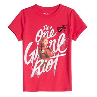 Girls 7-16 Disney's The Descendants Red "One Girl Riot" Graphic T-Shirt
