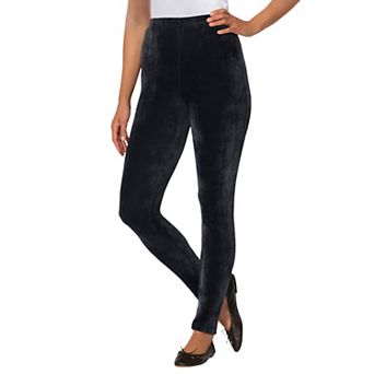 Woman Within Plus Size Velour Legging