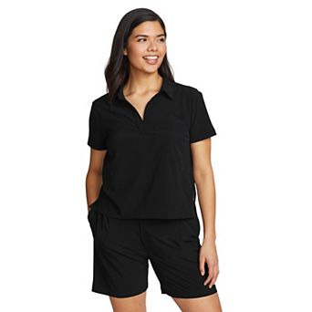 Women's Eddie Bauer Departure Short Sleeve Collared Tee