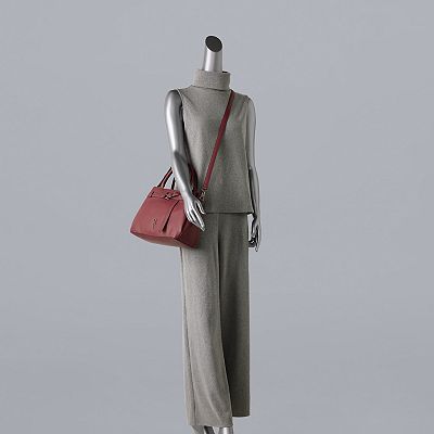 Simply Vera Vera Wang Jayla Belted Buckle Soft Satchel Bag