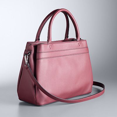 Simply Vera Vera Wang Jayla Belted Buckle Soft Satchel Bag