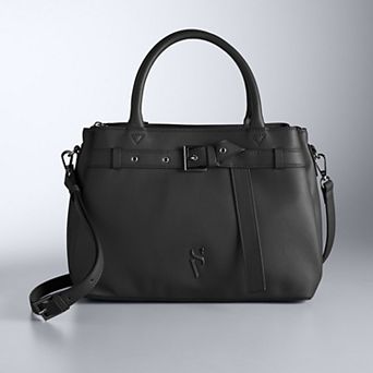Simply Vera Vera Wang Jayla Belted Buckle Soft Satchel Bag