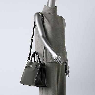 Simply Vera Vera Wang Juniper Belted Satchel Bag