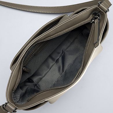 Simply Vera Vera Wang Soft Top Zip Crossbody Bag