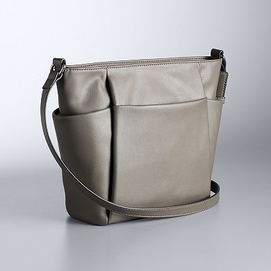 Simply Vera Vera Wang Soft Top Zip Crossbody Bag