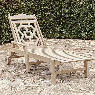 POLYWOOD Martha Stewart by POLYWOOD® Chinoiserie Chaise Lounge