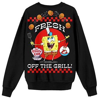 Men's Nickelodeon SpongeBob SquarePants Fresh Off The Grill Long Sleeve Tee