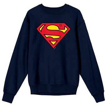 Men's Superman Logo Long Sleeve Graphic Tee