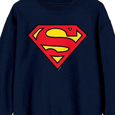 Men's Superman Logo Long Sleeve Graphic Tee