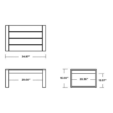 POLYWOOD EDGE Coffee Table