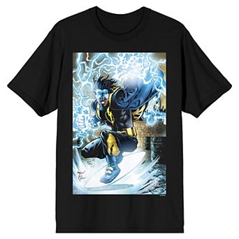 Men's Justice League Virgin Hawkins Static Shock Tee