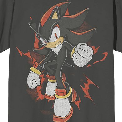 Men's Sonic the Hedgehog Shadow Power Pose Graphic Tee