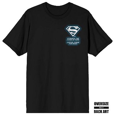 Men's Superman Lightning Graphic Tee