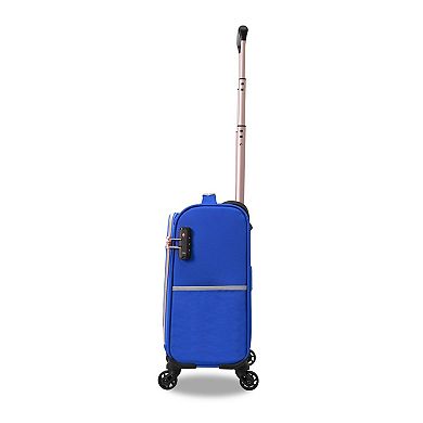 TUCCI Italy 16-Inch Underseat Carry-On Luggage with Spinner Wheels